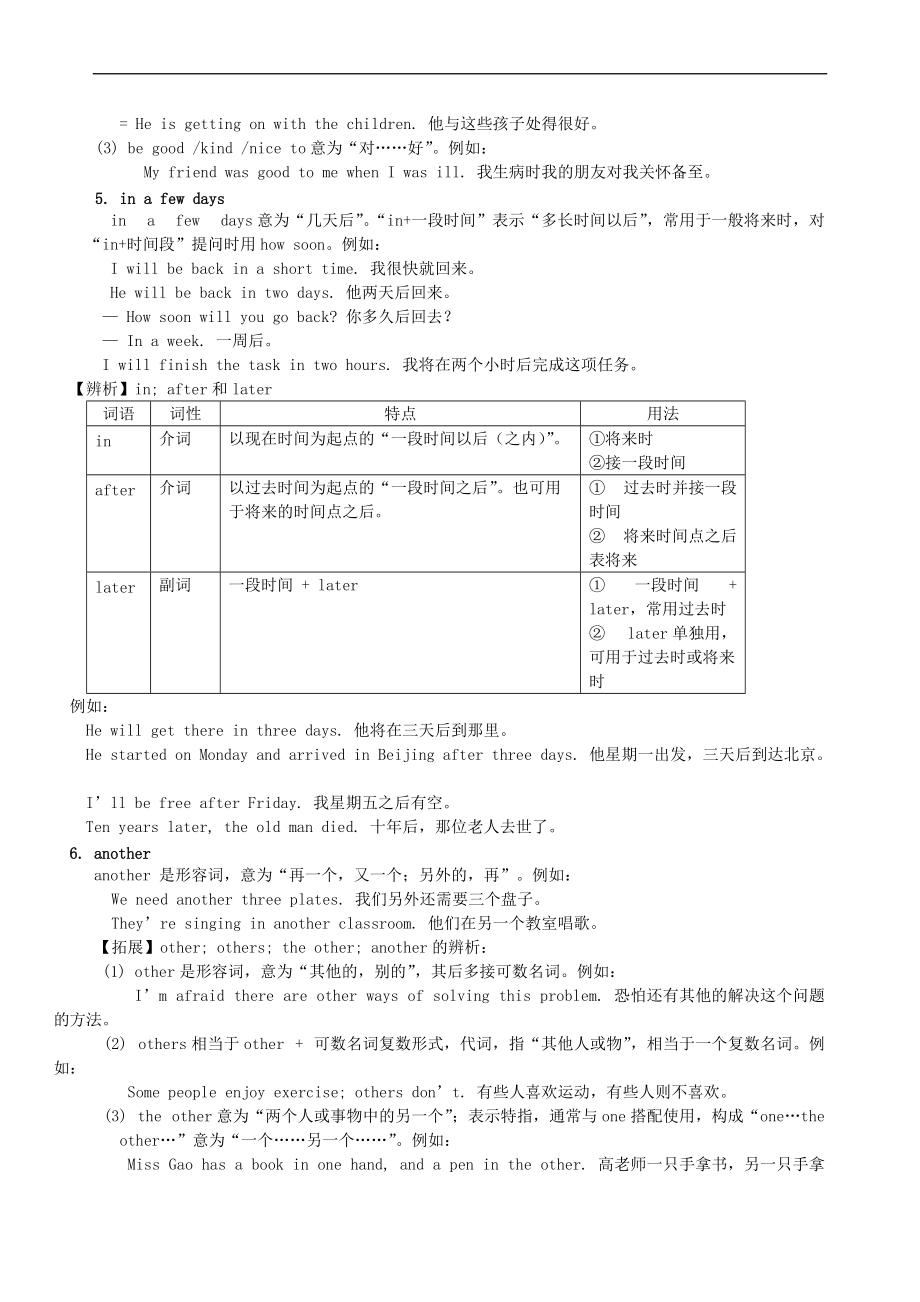 最新201X学年八年级英语下册Module1Feelingsandimpressions词句精讲精练（含解析）（新版）外研版.doc_第2页