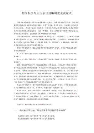 现金流量表最新的编制方法.docx