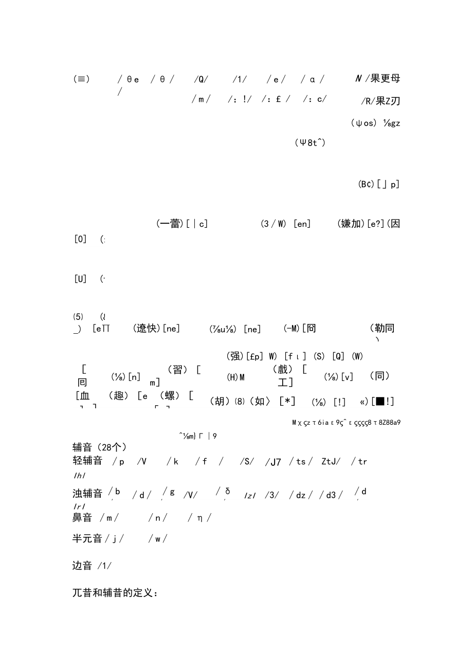 英语音标发音方法(附谐音)-英语音标发音谐音.docx_第1页