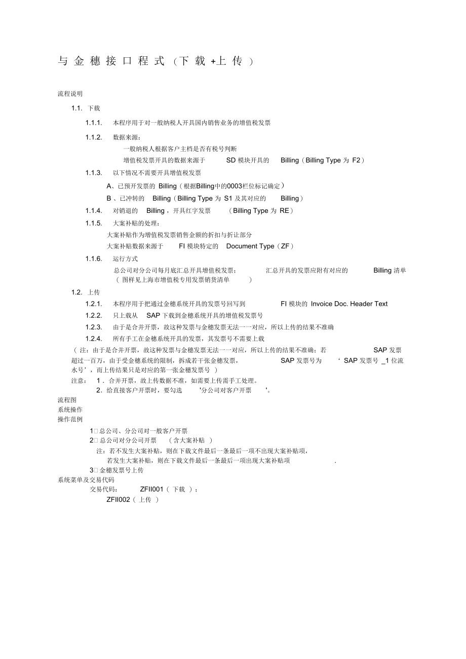 上海震旦家具公司SA实施专案最终用户操作手册与金穗接口程式.docx_第1页