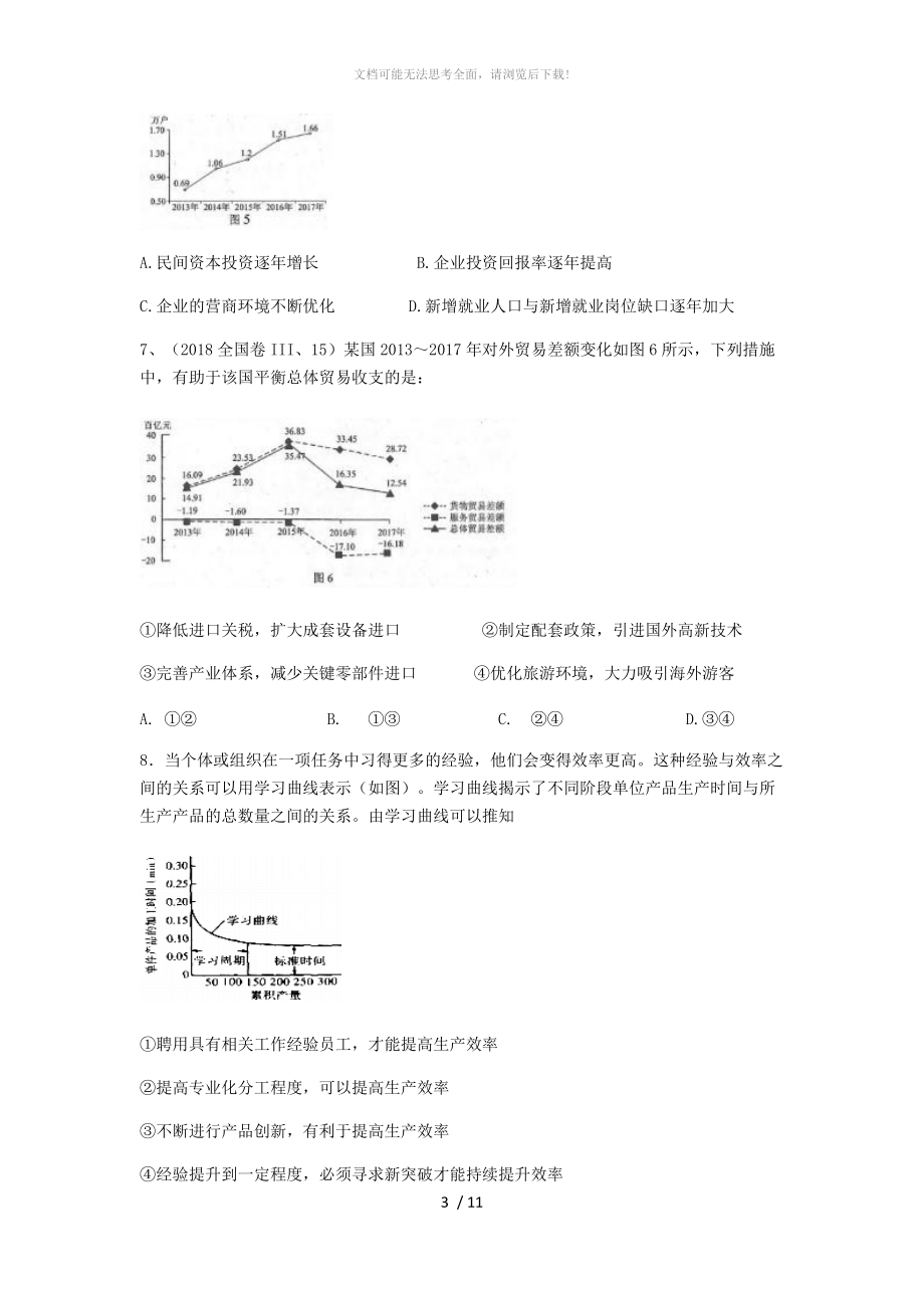 必修一-经济生活-曲线图像题集锦WORD.docx_第3页