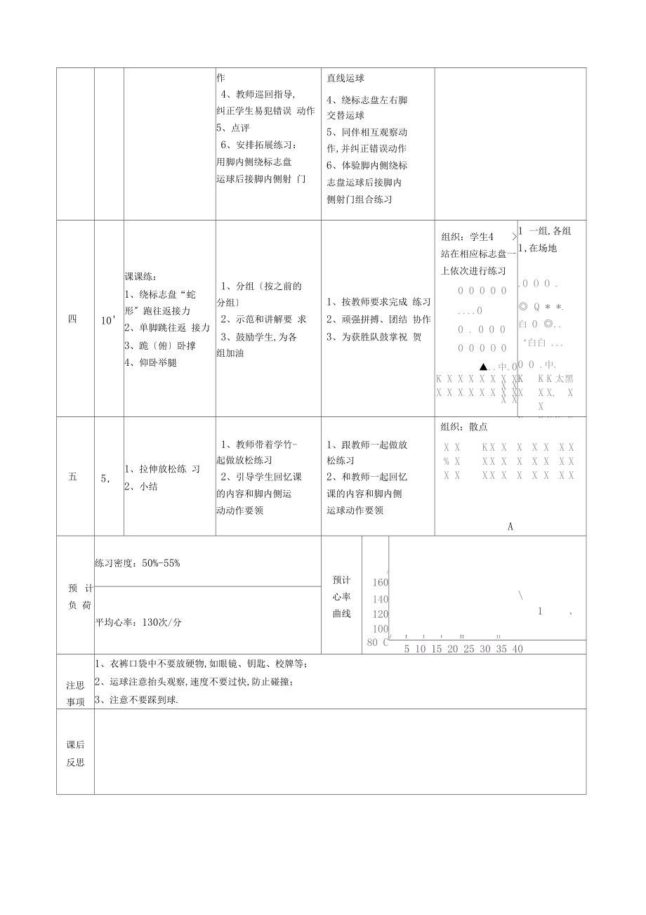 足球脚内侧运球教学设计.docx_第2页