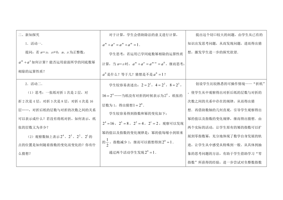 2014年春七年级数学下册 8.3 同底数幂的除法教案（2） （新版）苏科版.doc_第2页