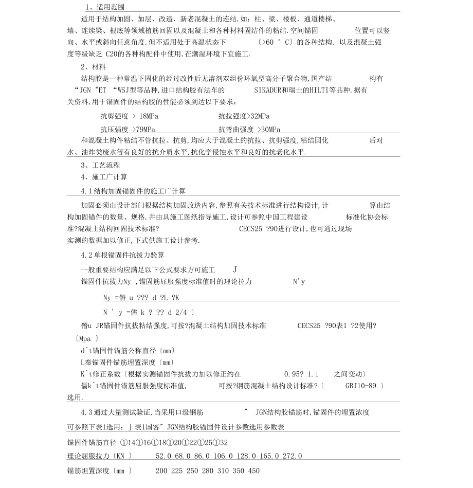 结构胶锚筋加固工法.docx_第1页