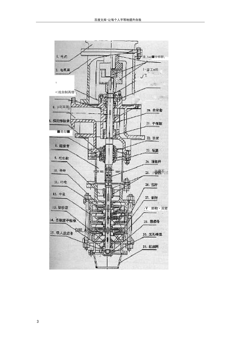 DWLA型无泄漏多级液下泵B3003.docx_第3页