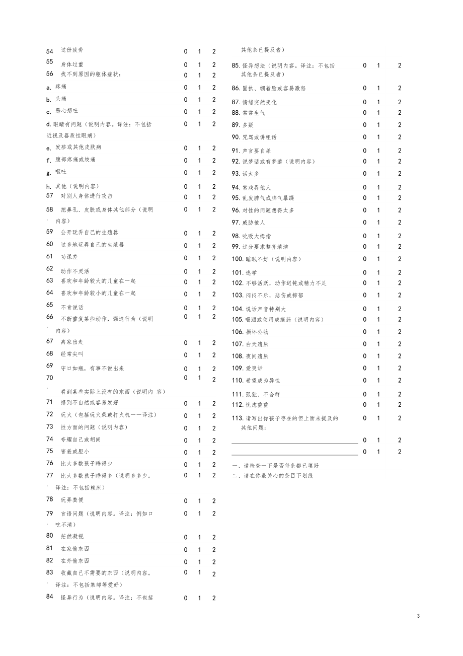 儿童行为量表CBCL可打印.docx_第3页