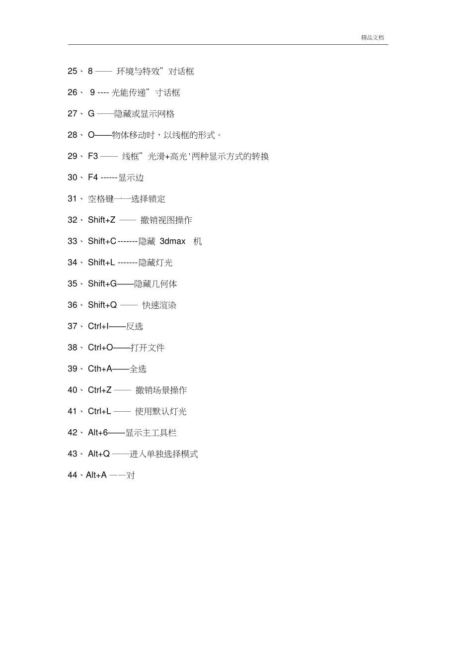 3Dmax2018快捷键.doc_第2页