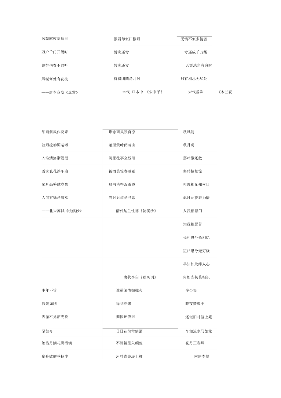 优美有意境的古诗词部分选集.doc_第3页