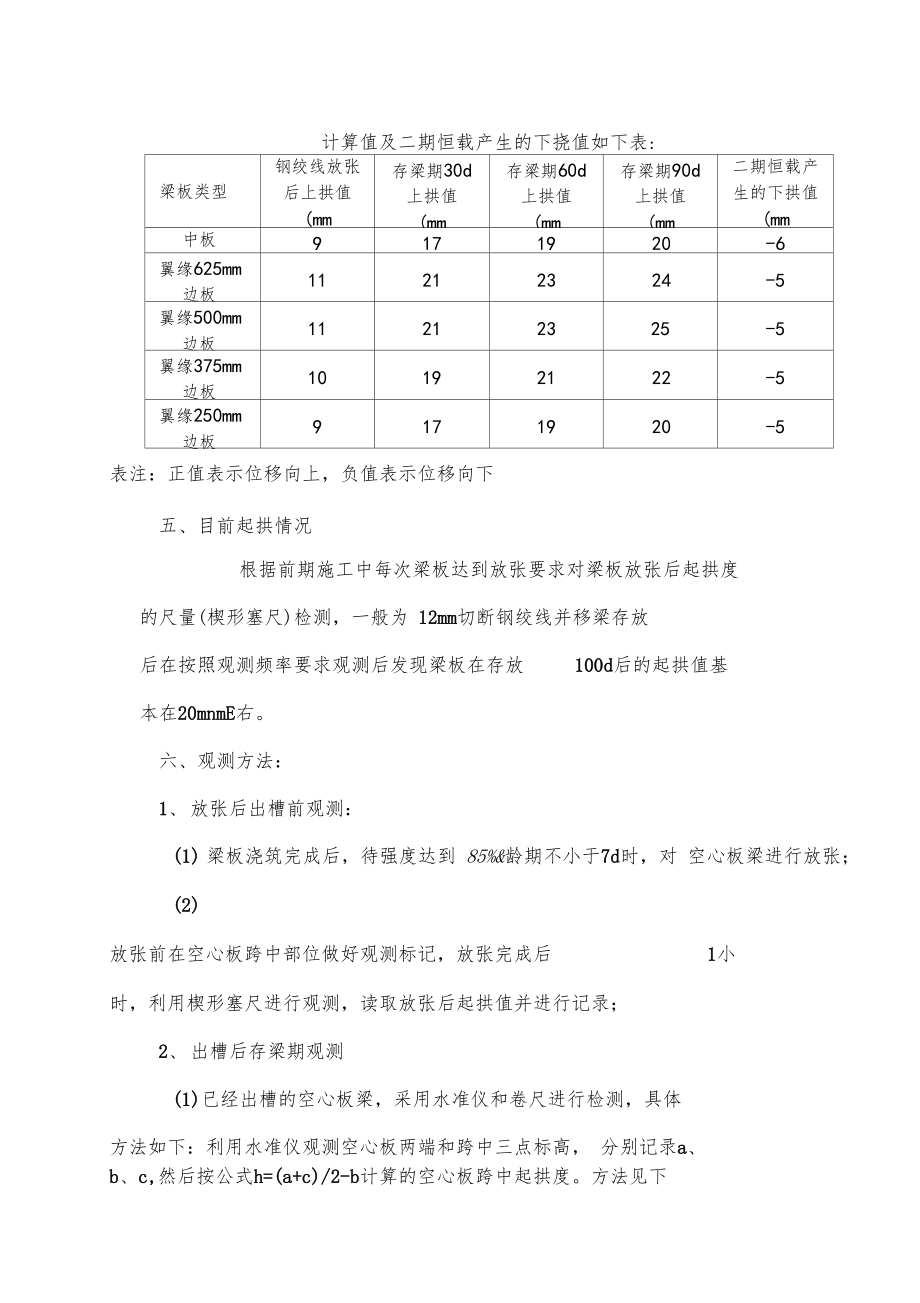 先张法预应力空心板梁起拱观测方案.docx_第3页