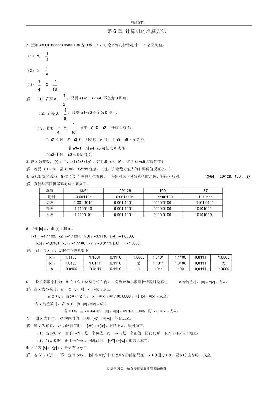 计算机组成原理第六章答案54731培训资料.docx_第2页