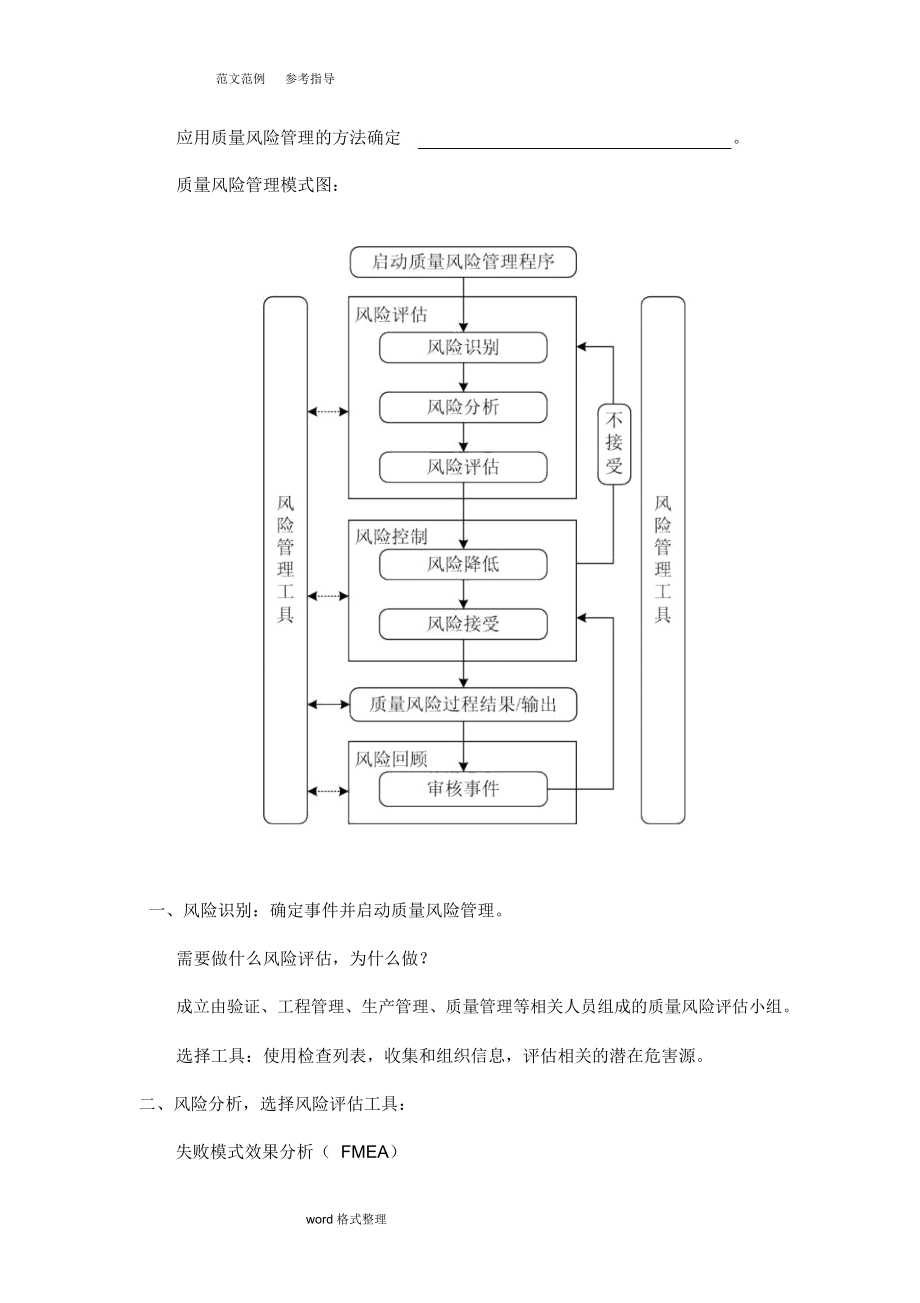 质量风险评估方案报告.docx_第2页