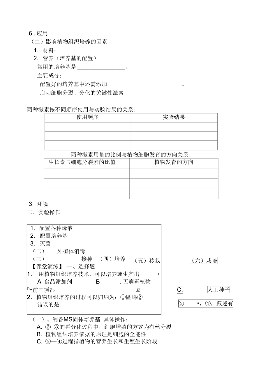 专题三植物的组织培养技术.doc_第2页