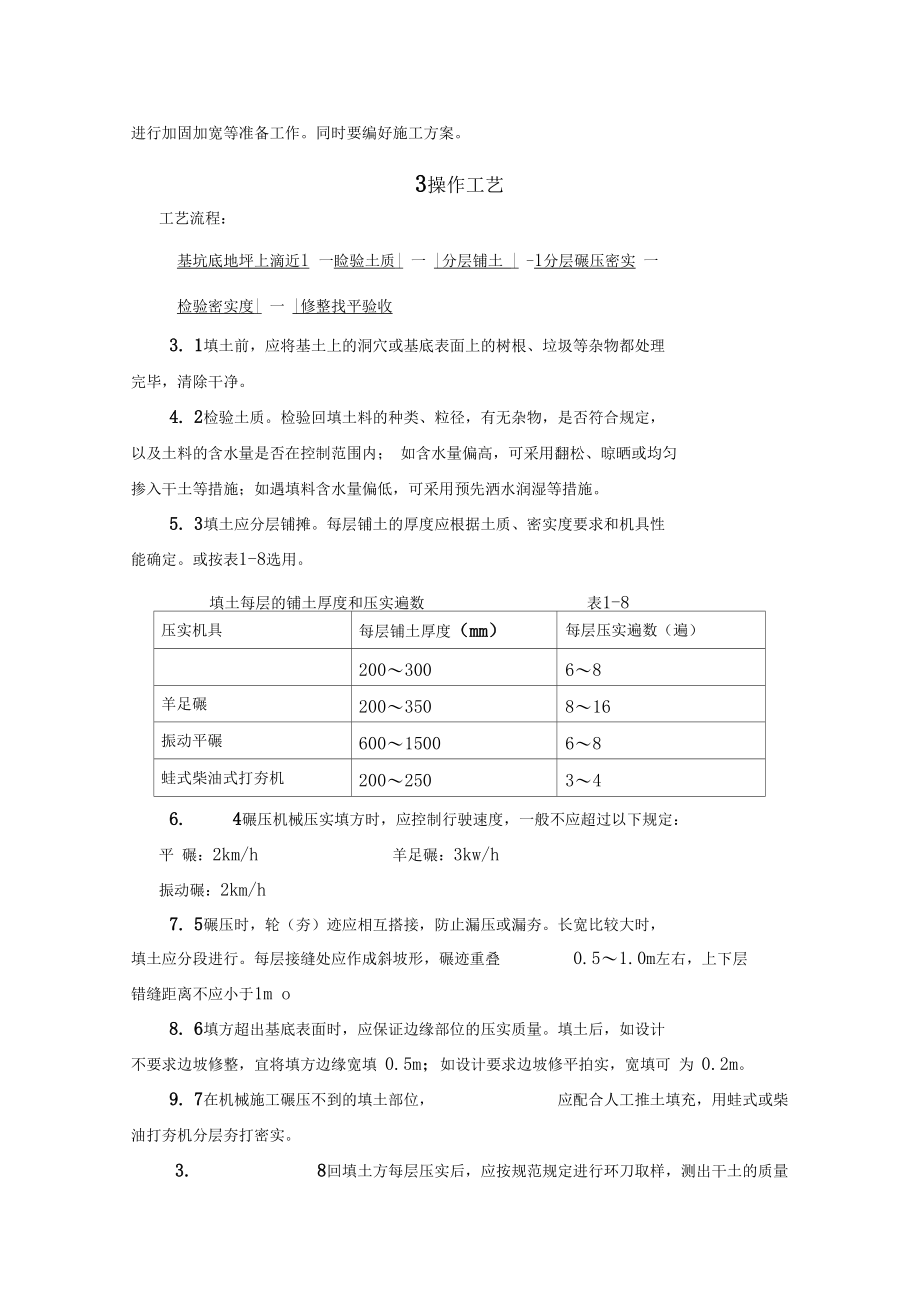 工业及民用建筑物机械回填土工艺标准.docx_第2页