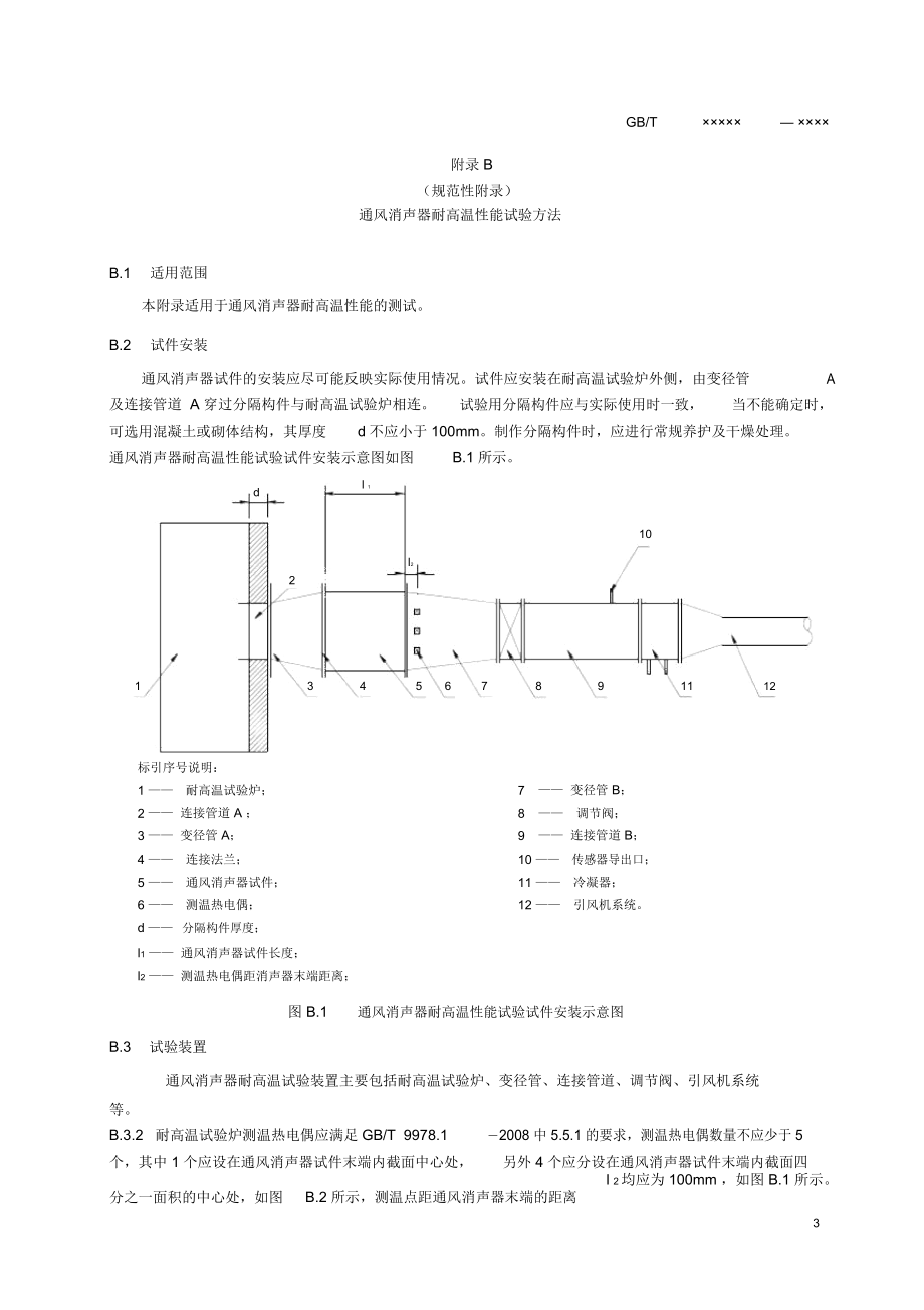 通风消声器单位面积漏风量、耐高温性能试验方法.docx_第3页