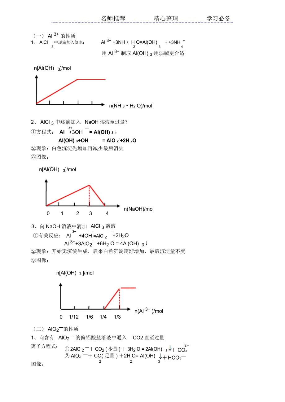 铝及其化合物知识点78458.docx_第3页