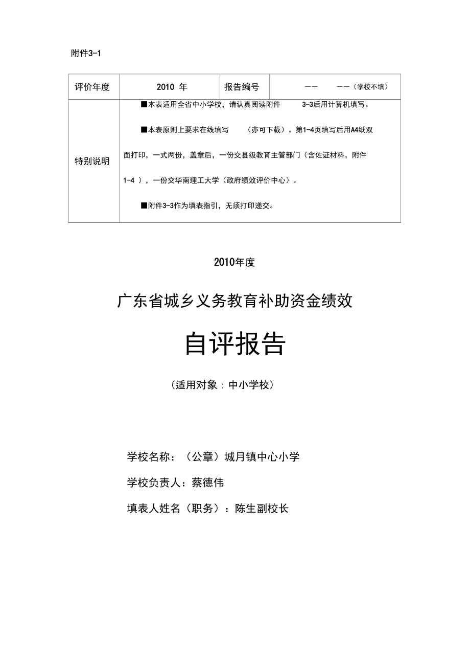 城小绩效自评报告..docx_第1页