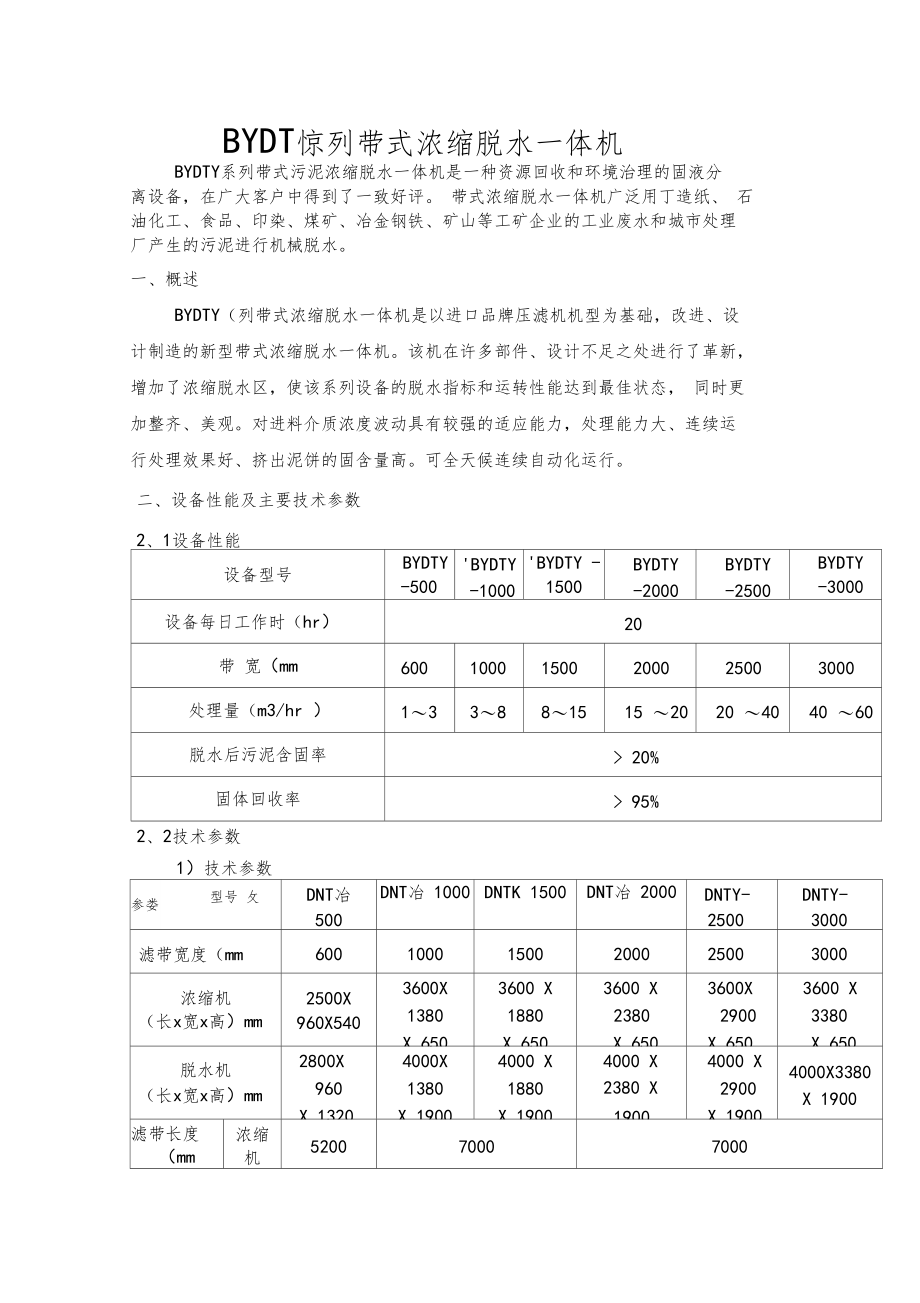 带式浓缩脱水一体机.docx_第1页