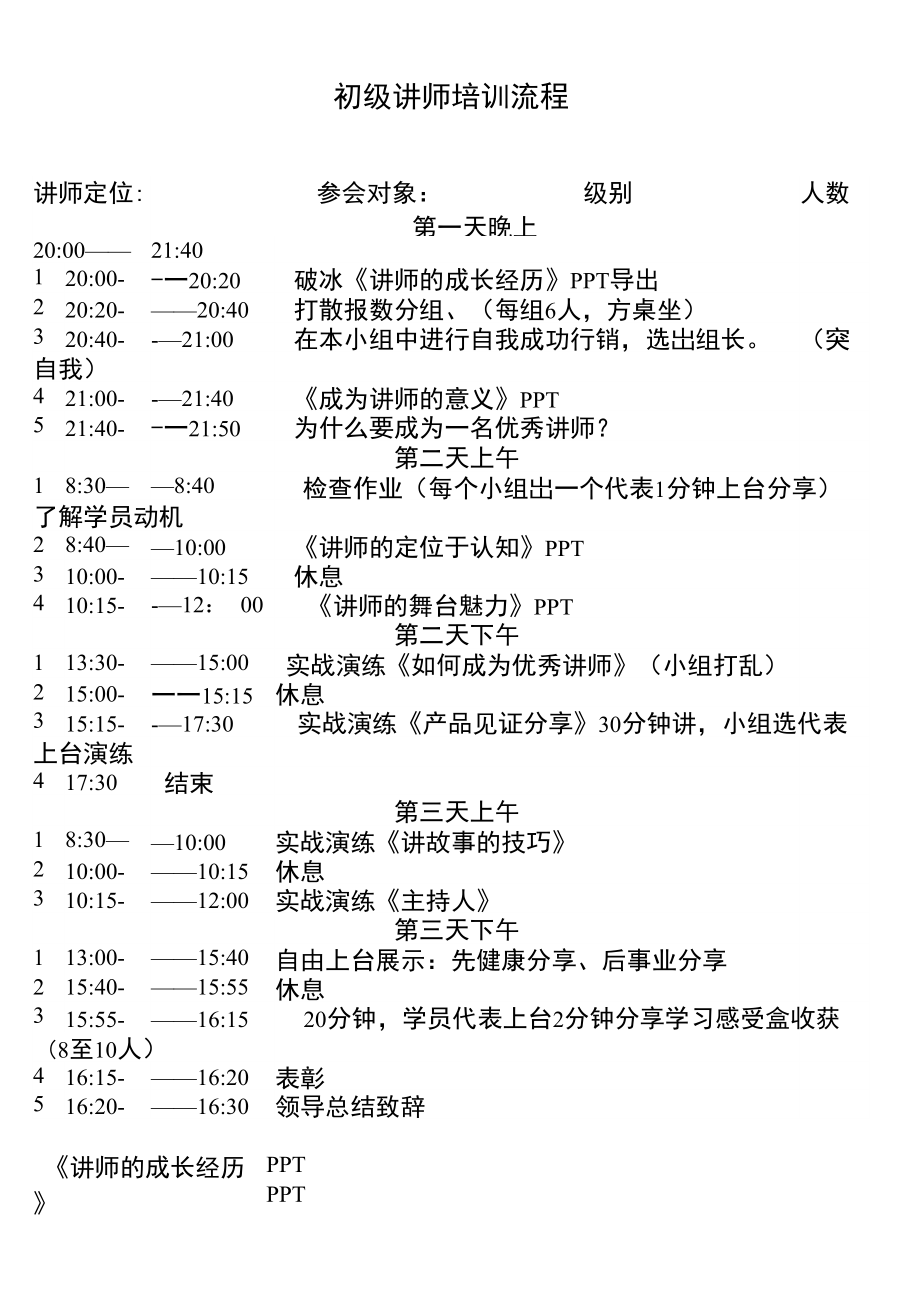 初级讲师培训流程说课材料.doc_第2页