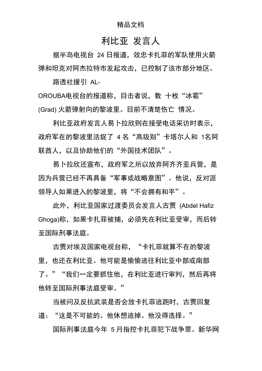 利比亚发言人.doc_第1页