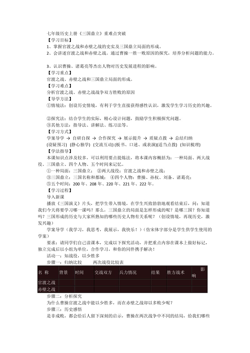 三国鼎立重难点突破.docx_第1页