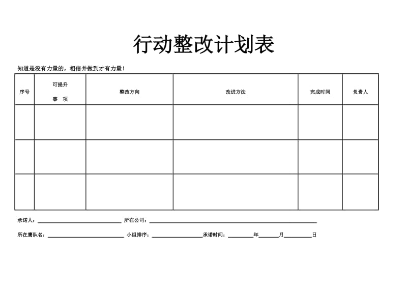 《行动整改计划表》.doc_第1页