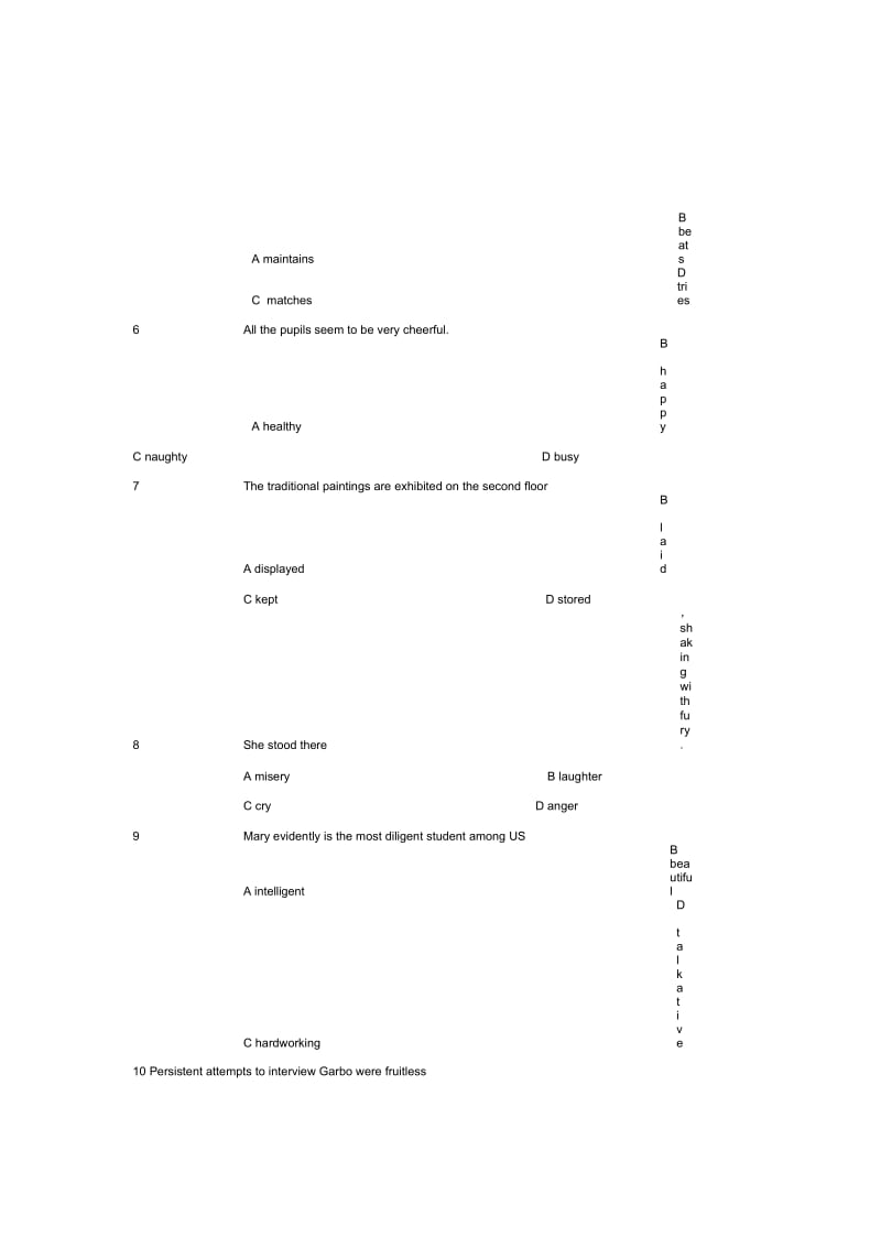 职称英语等级考试试题及答案解析理工类B级.docx_第3页