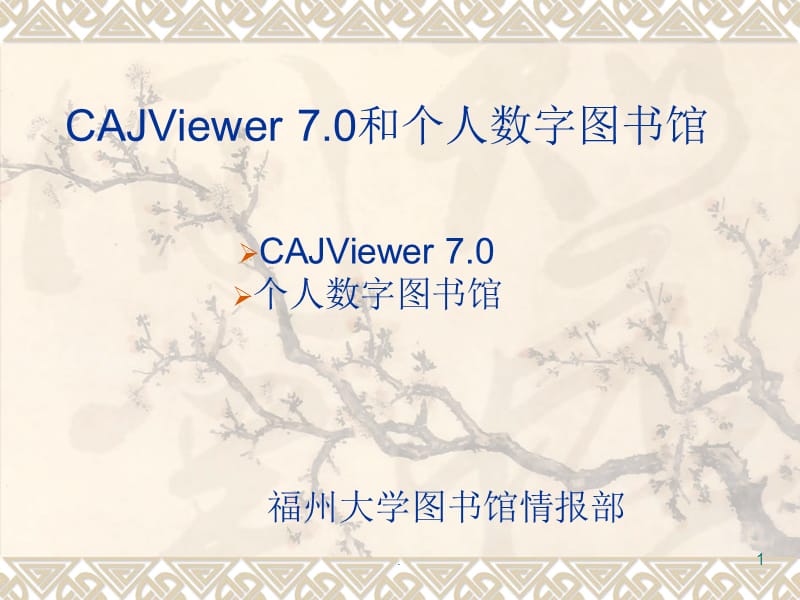 CAJviewer和个人数字图书馆使用说明PPT文档资料.ppt_第1页