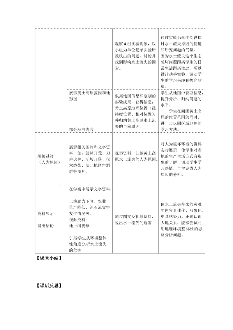 2-1中国黄土高原水土流失的治理 教案.doc_第3页