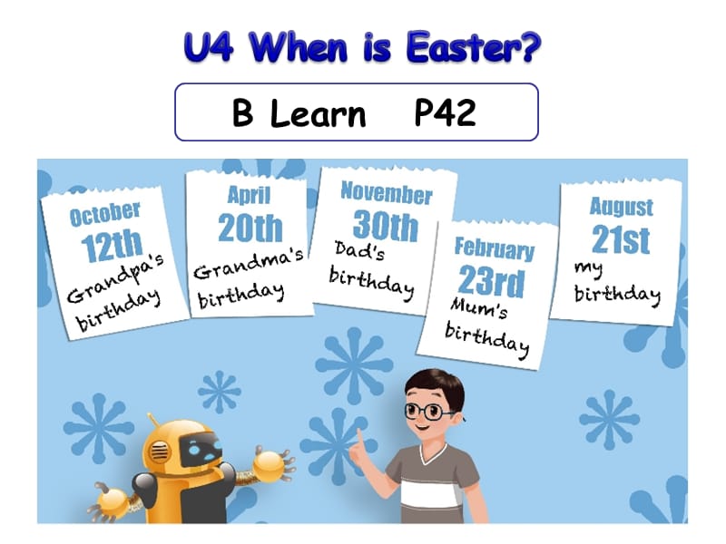 PEP小学英语五年级下册Unit4BLet'slearn.ppt_第1页