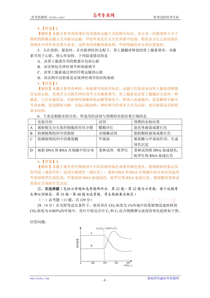 2011年高考理综生物（新课标卷）.doc_第2页