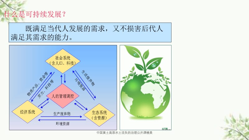 中国黄土高原水土流失的治理公开课精美课件.ppt_第3页