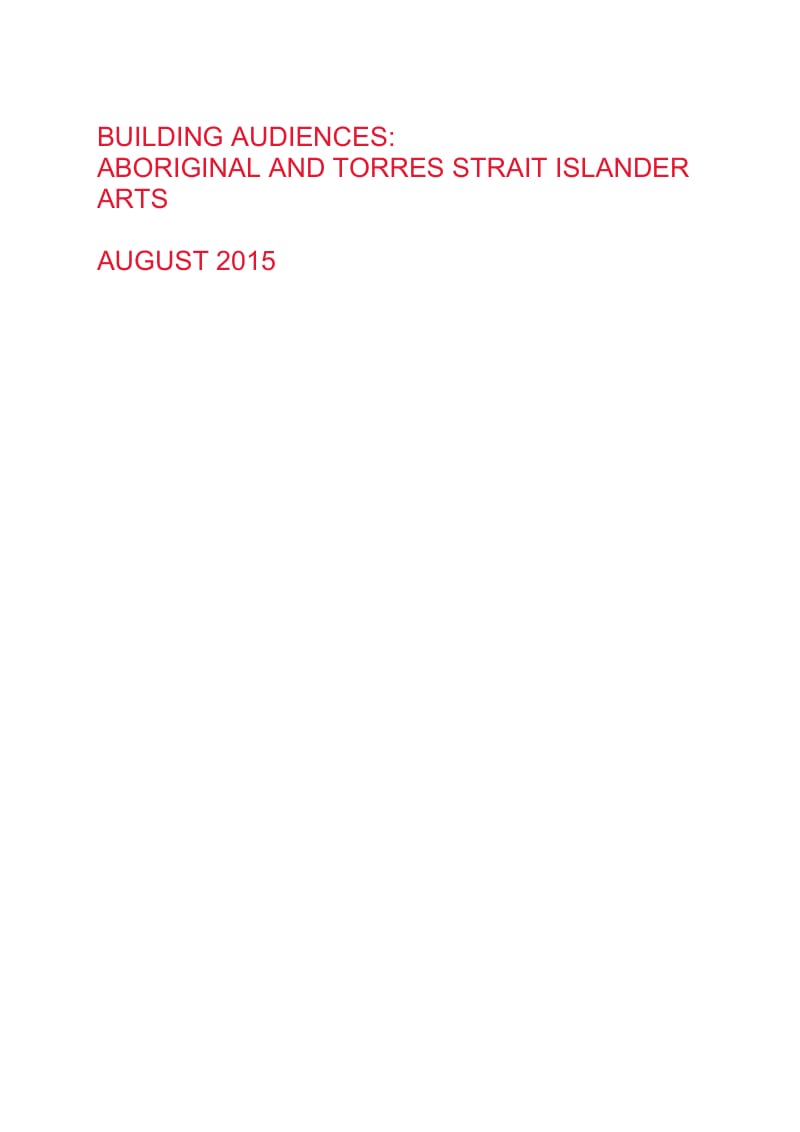 Detailed report - Building Audiences - Australia Council for the Arts.docx_第1页