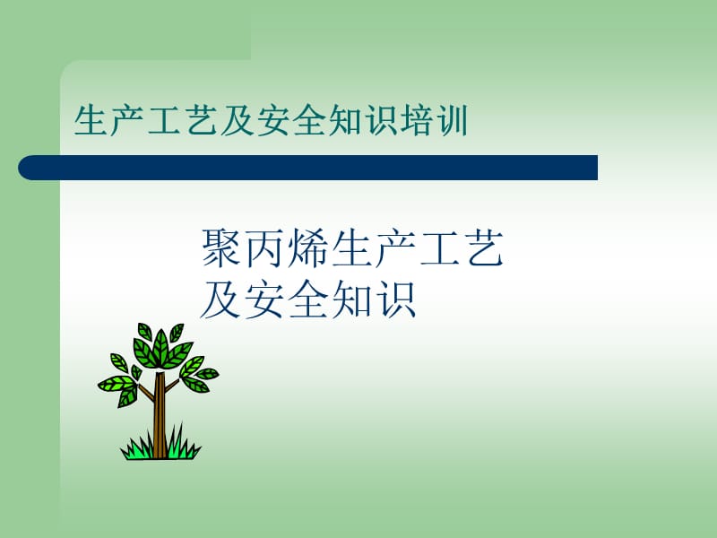 聚丙烯工艺与安全知识.ppt_第1页