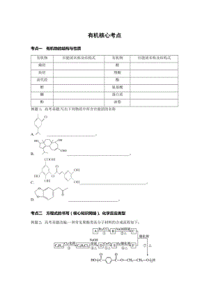 有机核心考点.docx