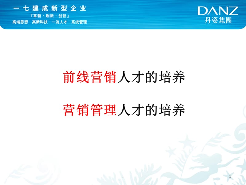 碧桂园营销学院 营销人才培养方案.PPT.ppt_第1页