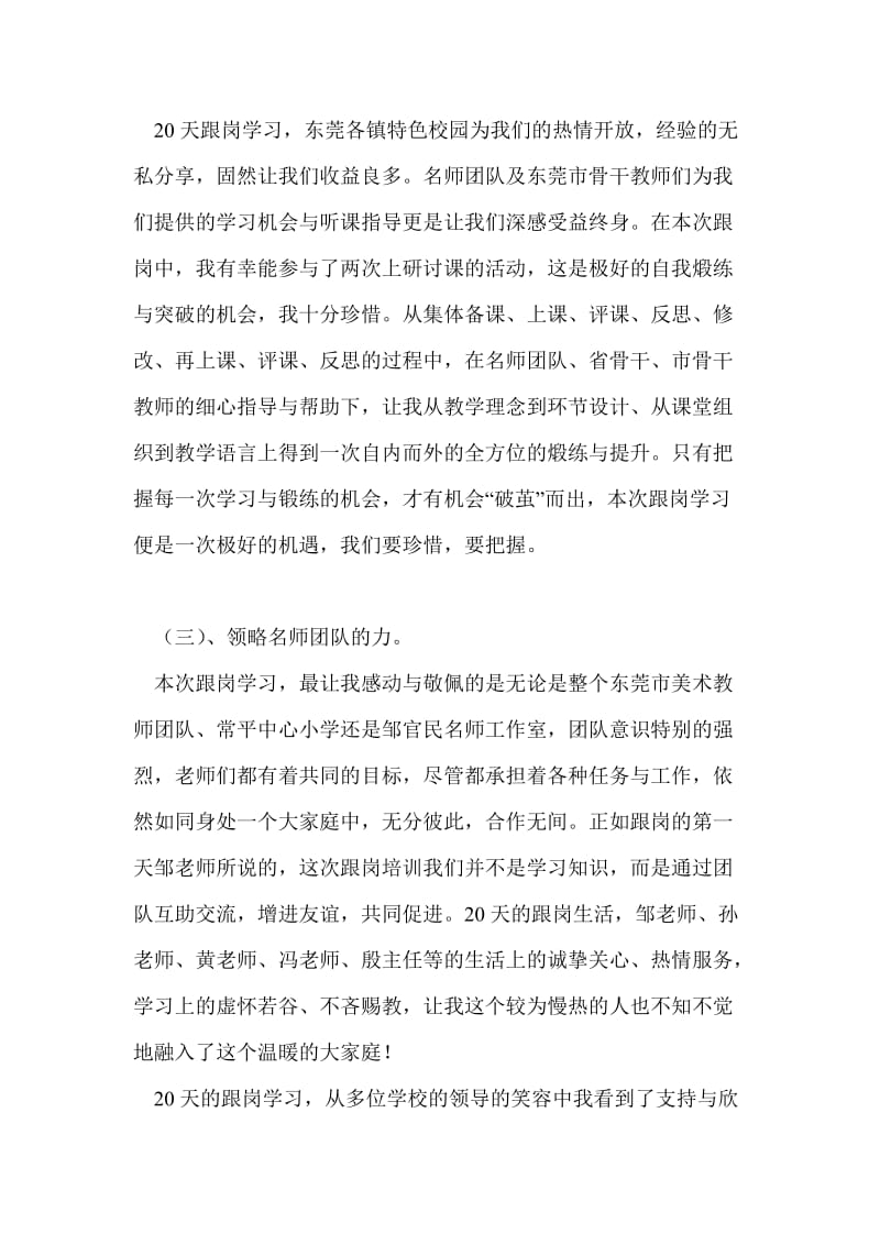 美术骨干教师跟岗学习总结个人工作总结.doc_第2页