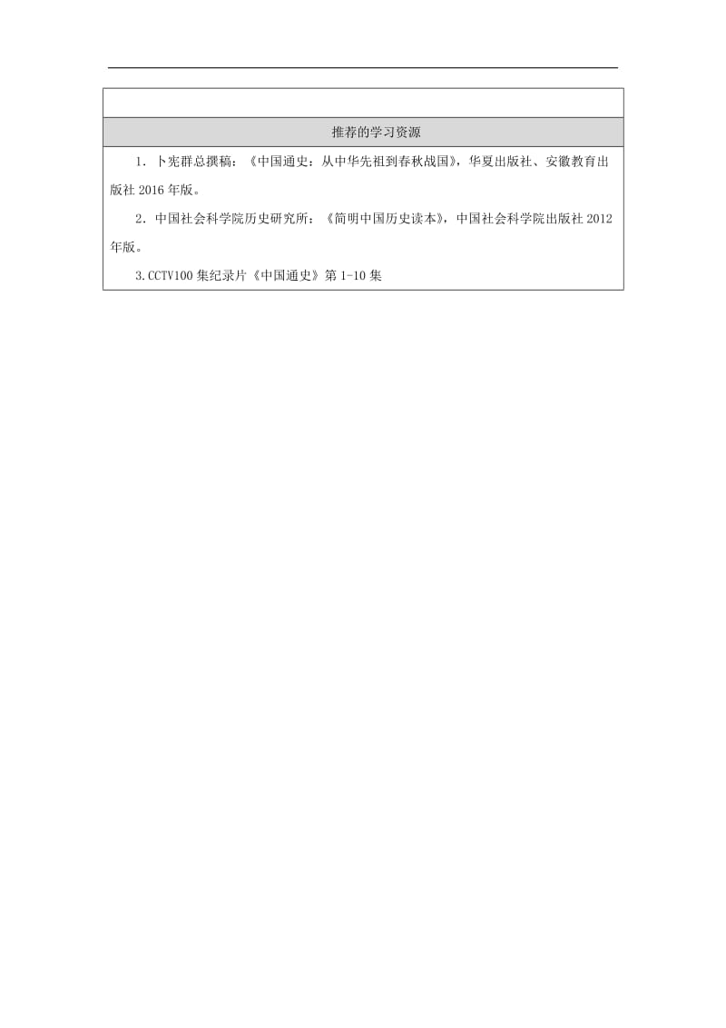 高一【历史（统编版）】中华文明的起源与早期国家-任务单.docx_第2页