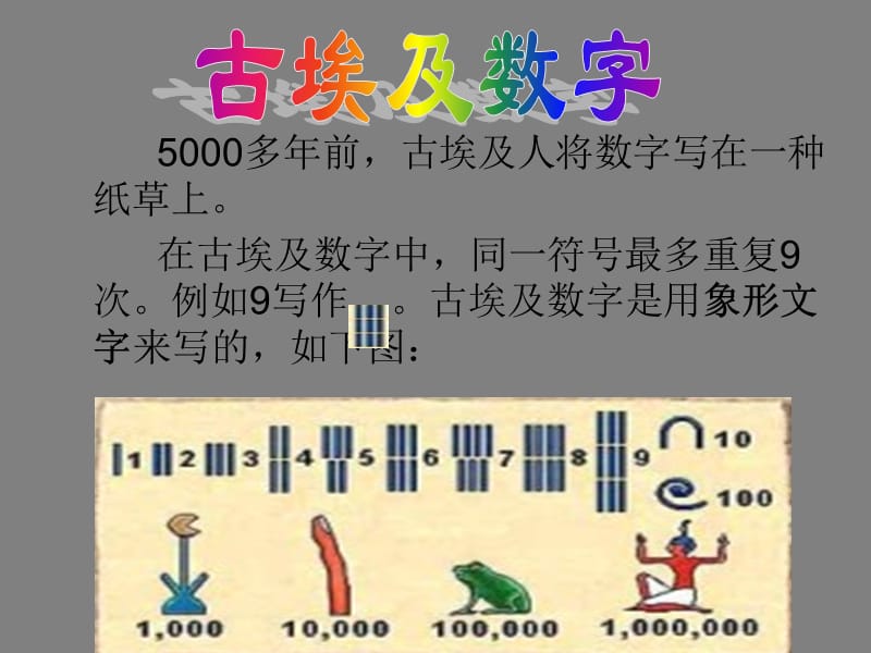 埃及象形数字起源与发展及意义.ppt_第1页