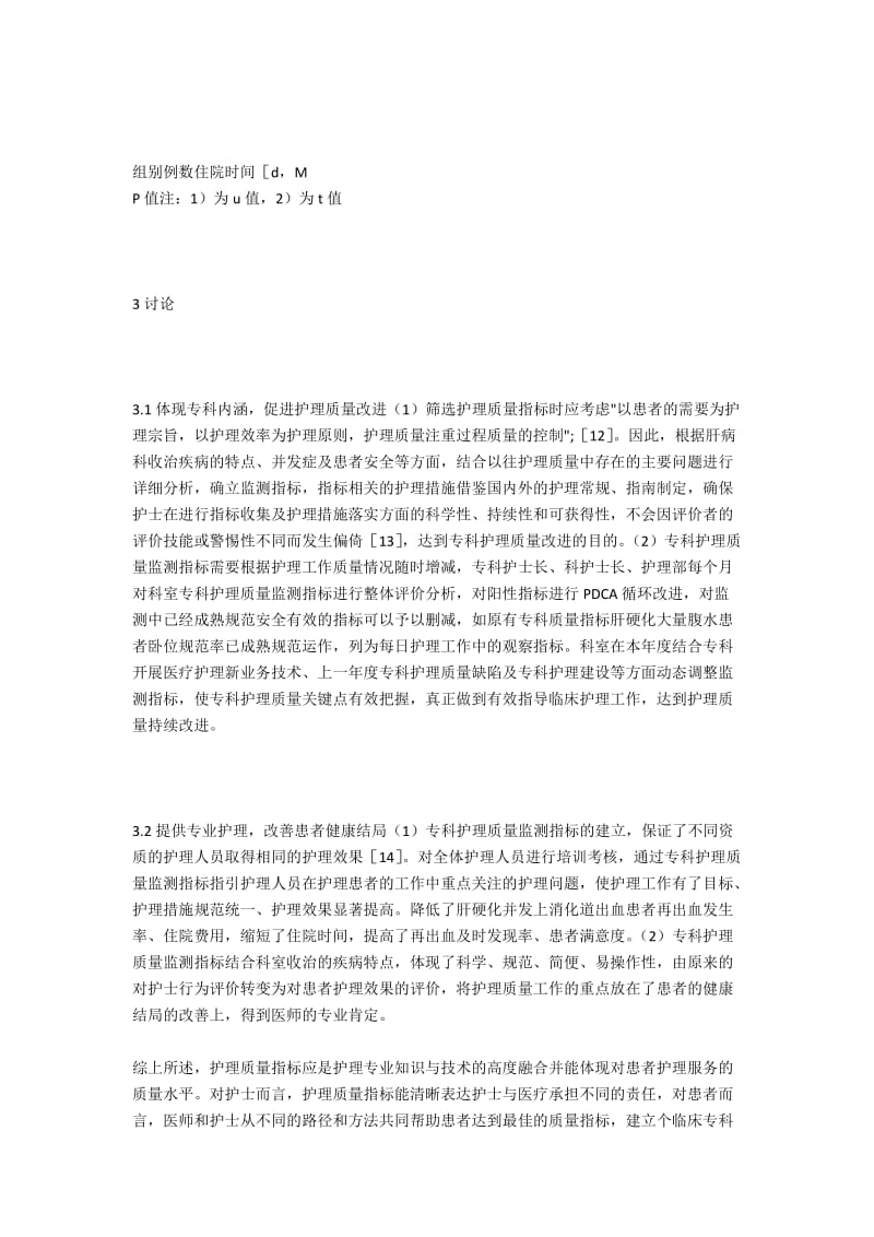 专科护理质量监测指标在肝硬化并发上消化道出血患者中的应用.docx_第3页