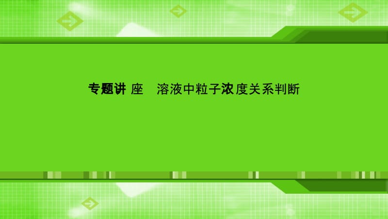 第八章专题讲座溶液中粒子浓度关系判断.ppt_第1页