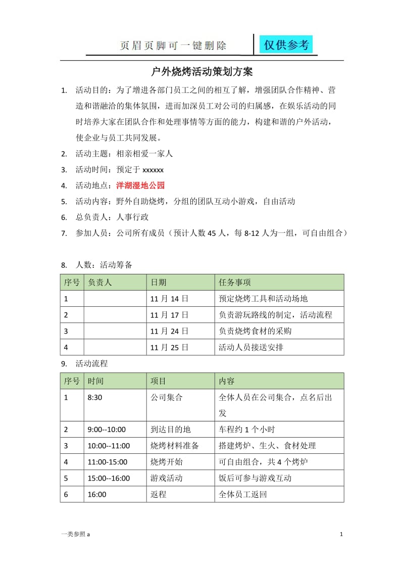 户外烧烤活动策划方案[深度分析].doc_第1页