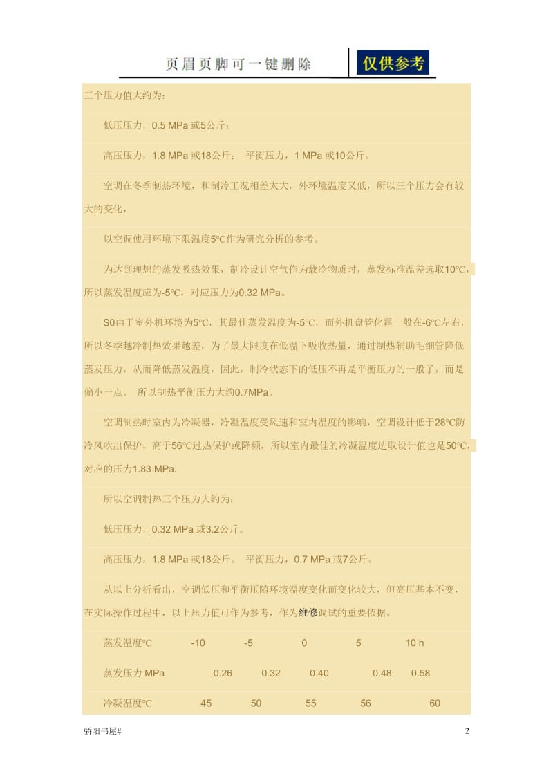 空调系统压力与温度关系[借鉴分析].doc_第2页