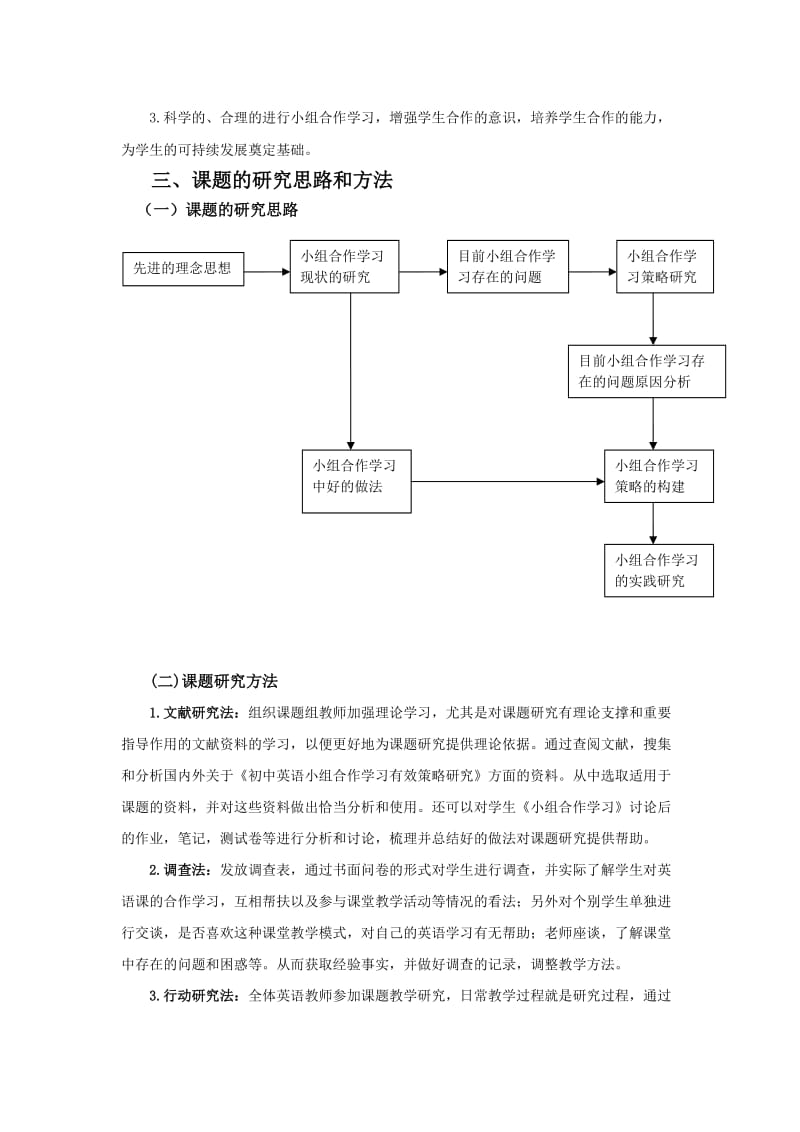 （精选）初中英语小组合作学习有效策略研究》中期报告书.doc_第3页