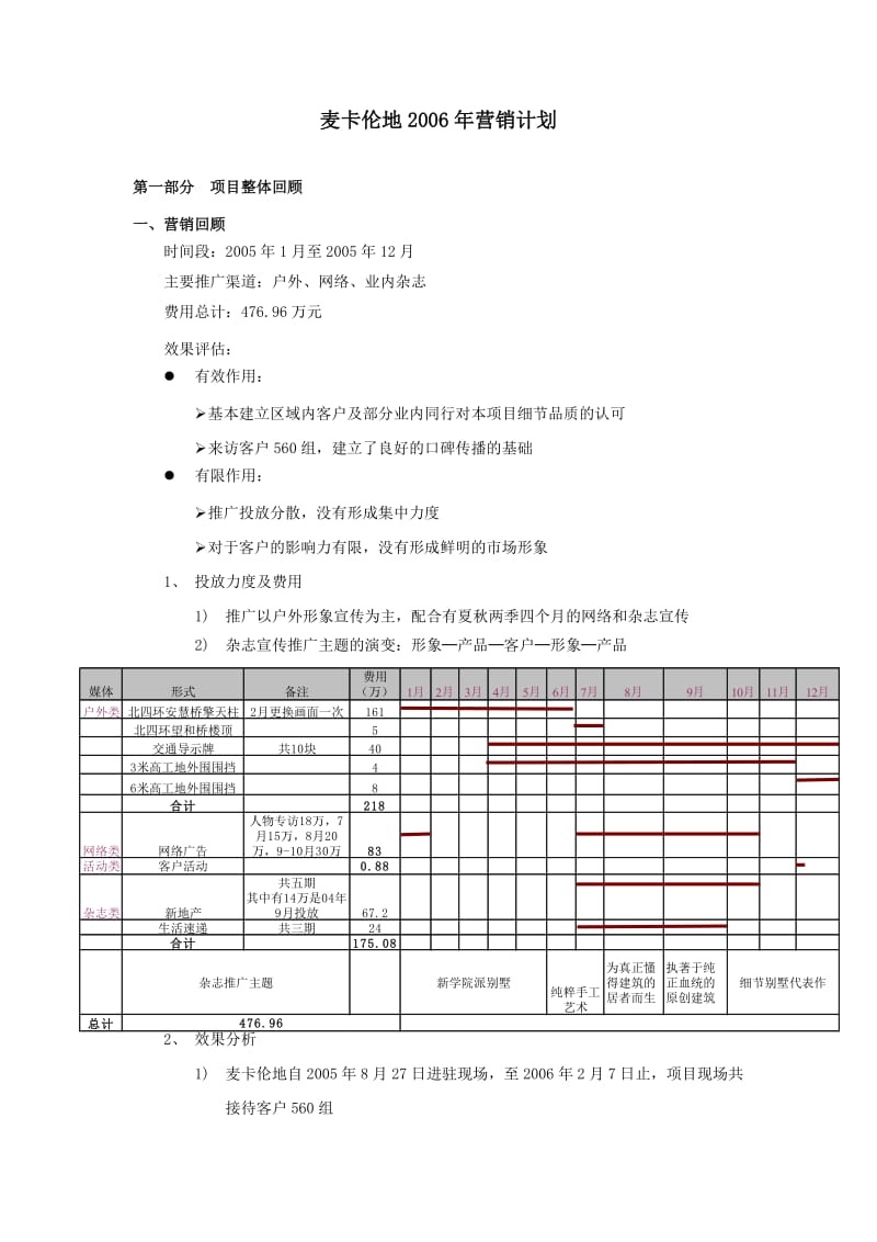 （推荐）世联北京市麦卡伦地营销计划.doc_第1页