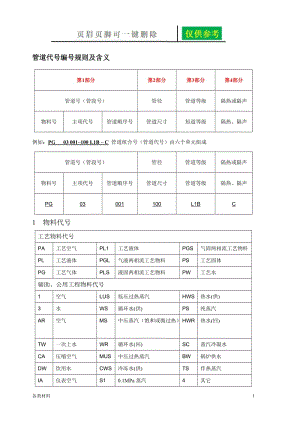 管道代号编号规则及含义[务实运用].doc