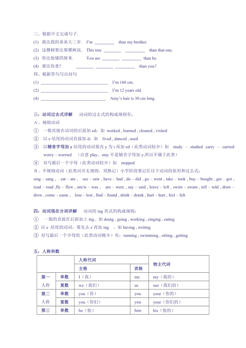 PEP小学英语毕业知识点分类总复习资料.doc_第2页