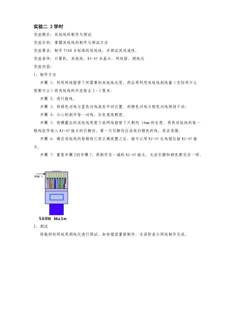 《计算机网络原理与应用》实验指导书2011.doc_第2页