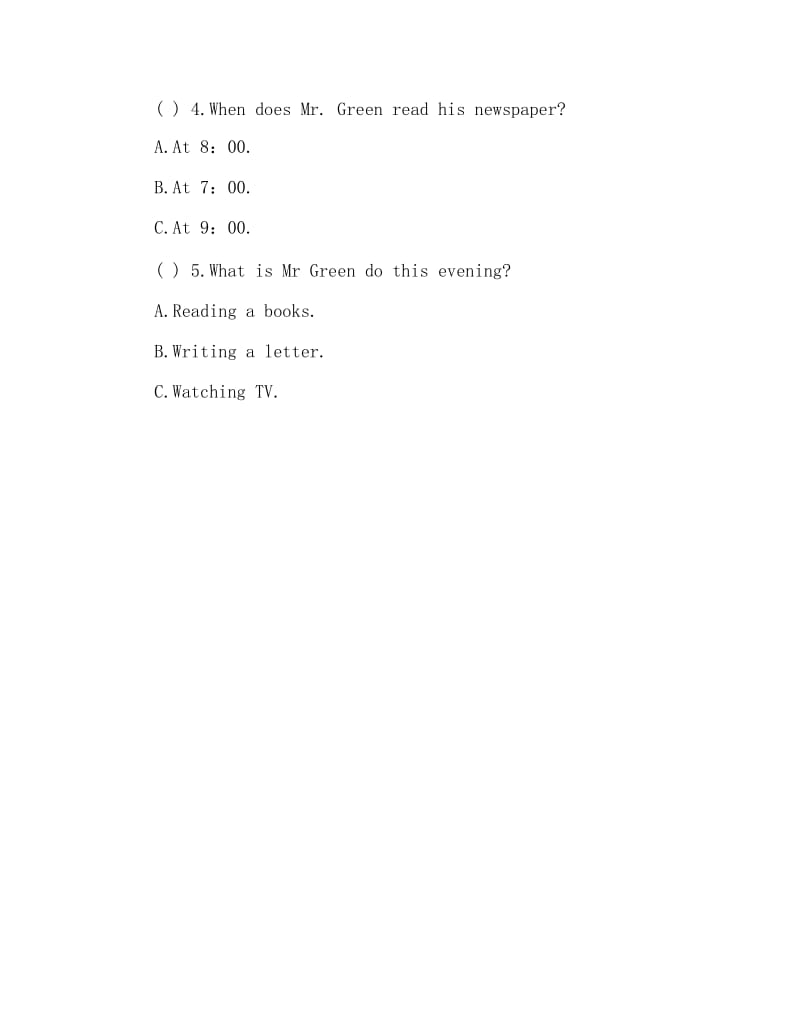 小学三年级英语阅读理解3篇.docx_第3页