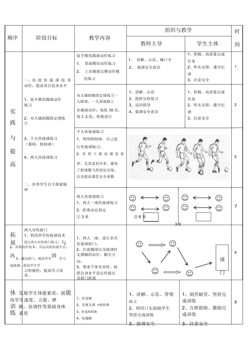 黄埔军校纪念中学体育课（水平四）脚内侧传接定位地滚球.docx_第3页