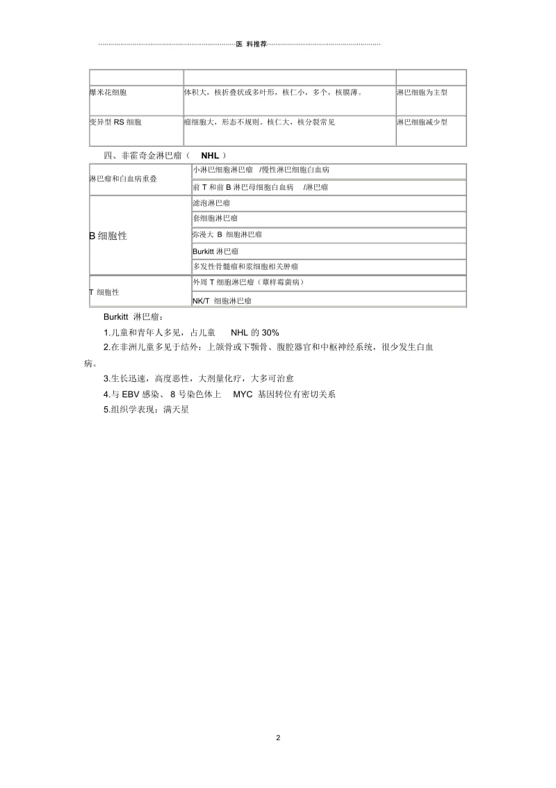 霍奇金淋巴瘤与非霍奇金淋巴瘤的鉴别.docx_第3页